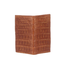 Load image into Gallery viewer, Bifold Wallet – Crocodile :: Cognac +
